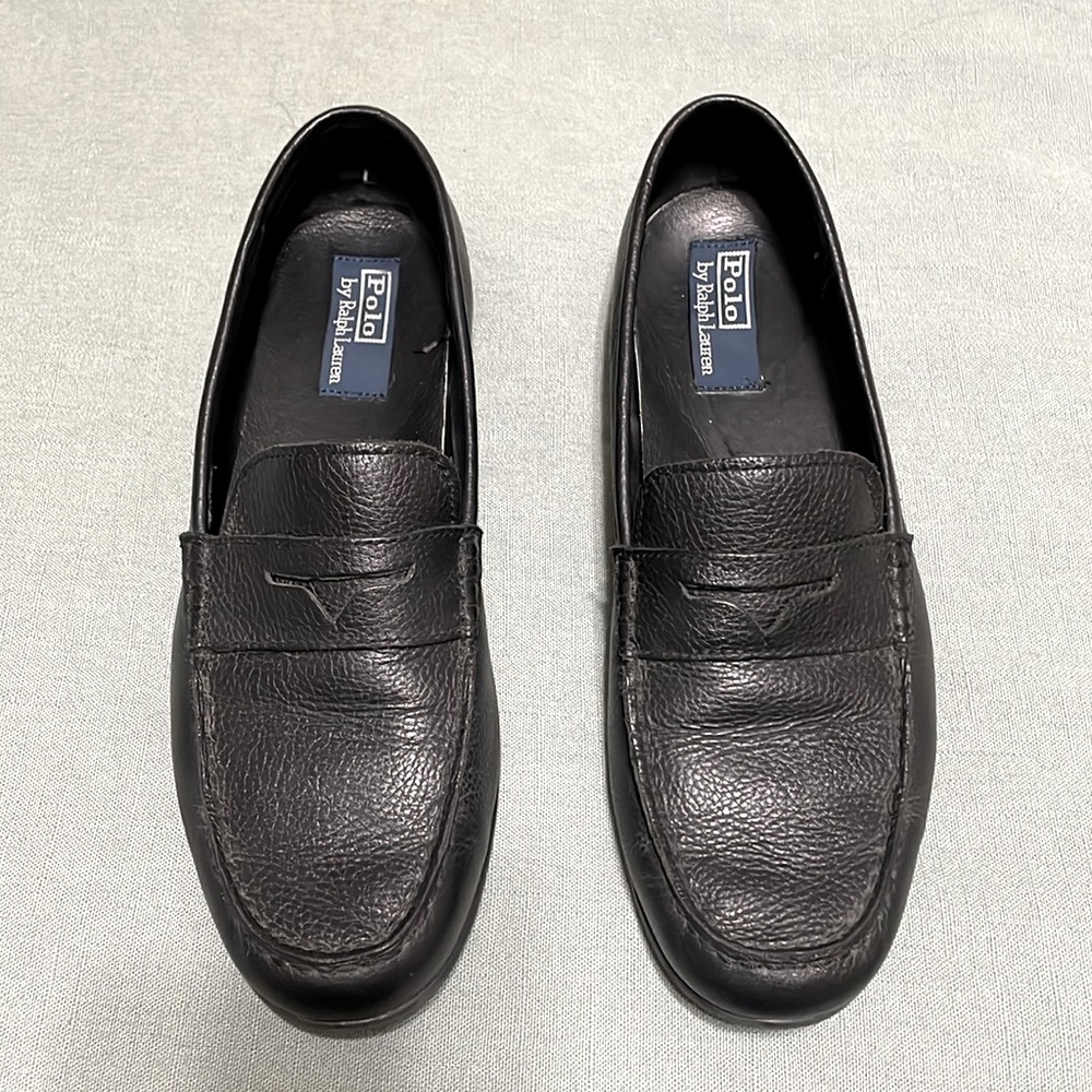 Black Ralph Lauren loafers
